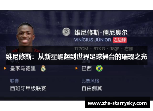 维尼修斯：从新星崛起到世界足球舞台的璀璨之光